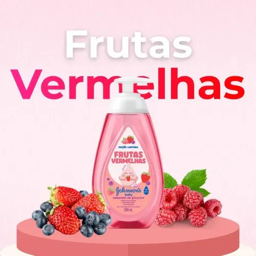 Sabonete Líquido Johnson's Baby Frutas Vermelhas 200ml