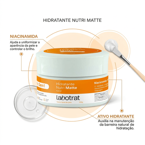 Hidratante Facial Nutri Matte Labotrat - 100g