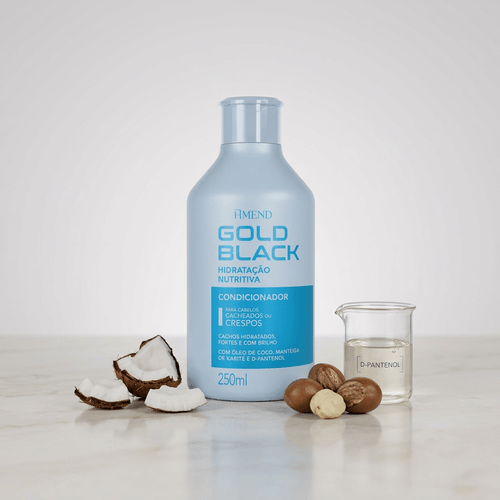 Condicionador Norteminas Amed Gold Black Hidratação Nutritiva 250ml