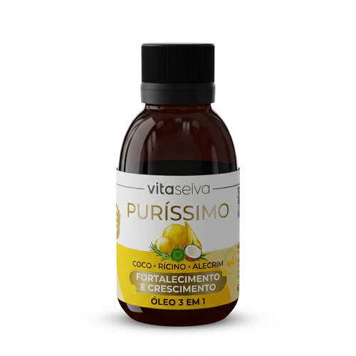 Óleo Capilar Vita Seiva Puríssimo Coco Rícino e Alecrim 60ml