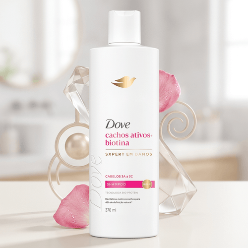 Condicionador Dove Cachos Ativos + Biotina 370ml