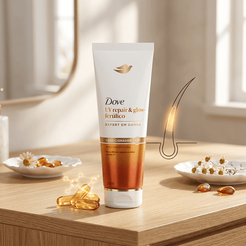 Condicionador Dove UV Repair & Glow + Ferúlico 250ml