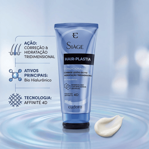 Condicionador Eudora Siàge Hair-Plastia 200ml