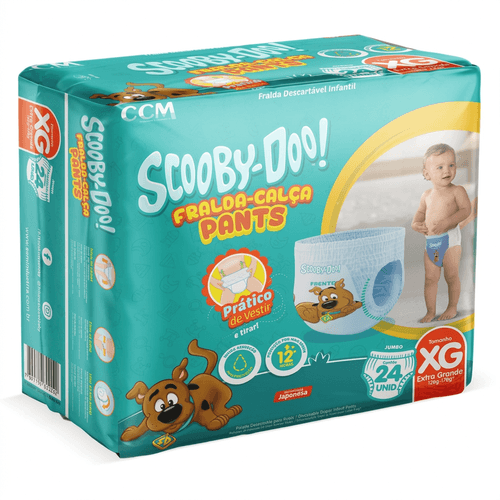 Fralda Pants Scooby Doo Jumbo XG 24 Unidades
