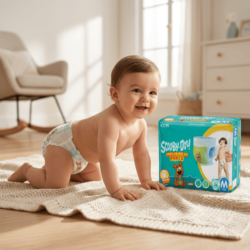 Fralda Infantil Scooby Doo Jumbo M 36 Unidades