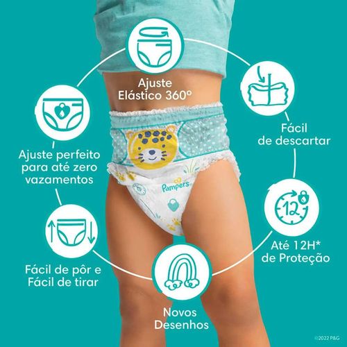 Fralda Pants Pampers Ajuste Total XG 66 Unidades
