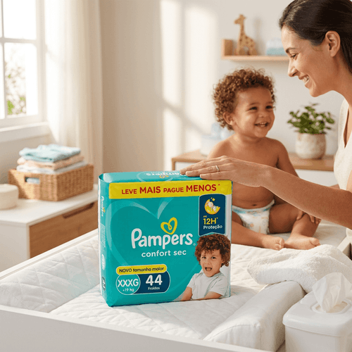 Fralda Infantil Pampers Confort Sec XXXG 24 Unidades
