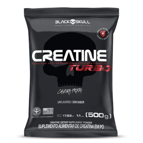 Creatina Black Skull Turbo Refil  500g